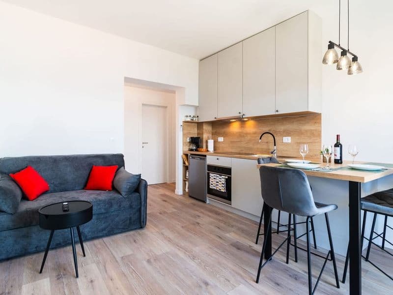 Kitchen and Living room