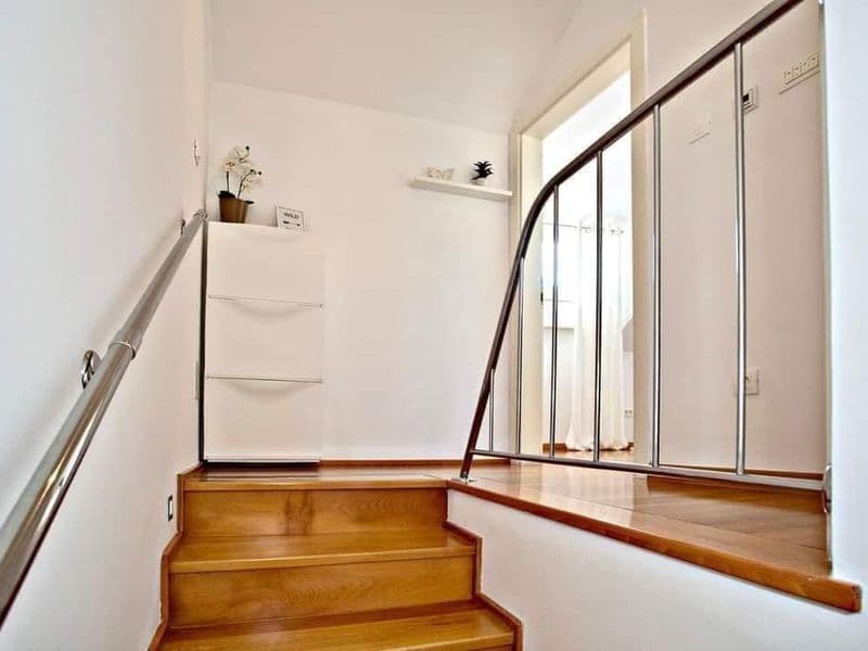 Modern wooden stairs interior- Villa Daky Split